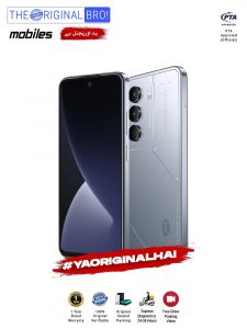 Itel P70 - 4GB RAM - 128GB Storage - PTA Approved - 12 Months Warranty - Silver - The Original Bro Mobiles - TOB52
